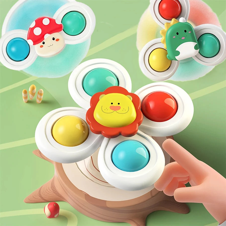 Suction Cup Rotating Toy for Baby