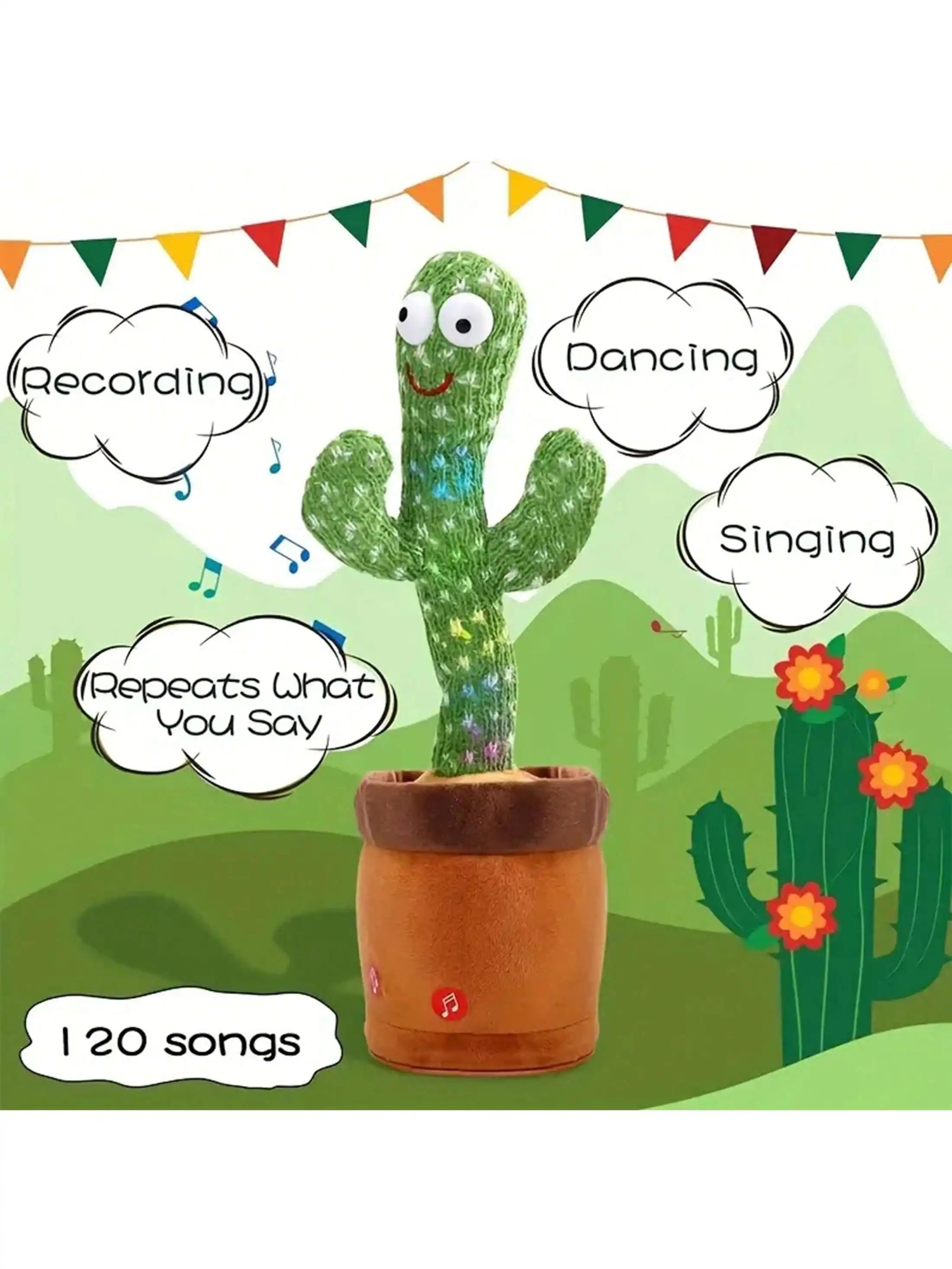 Dancing Talking Cactus Toys For Baby Boys