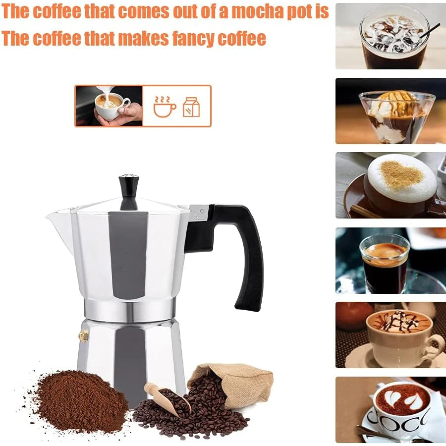 Mocha Coffee Pot Stovetop Espresso Maker