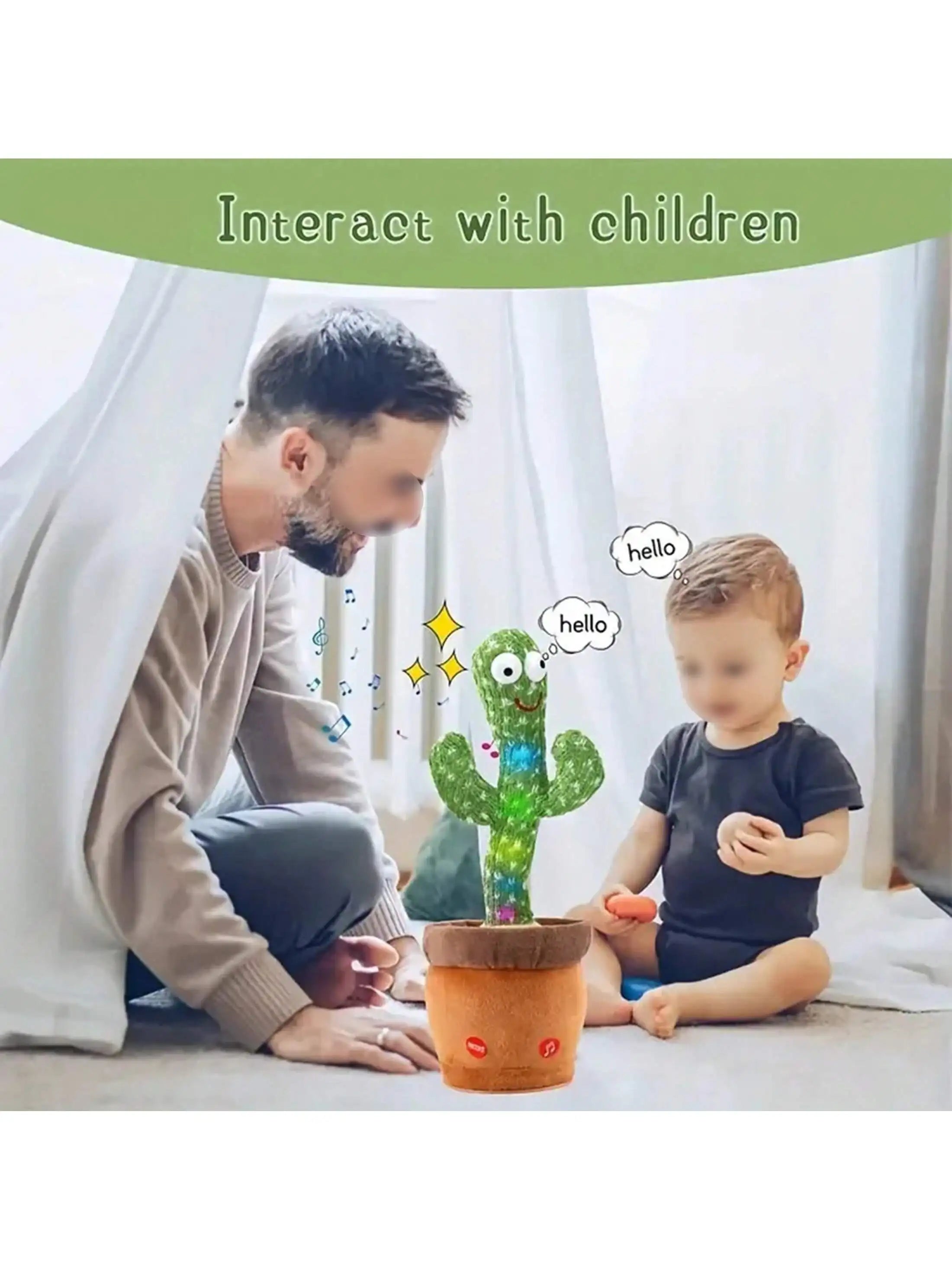 Dancing Talking Cactus Toys For Baby Boys