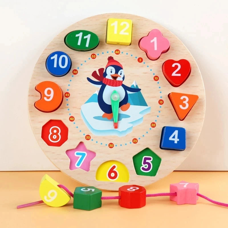 Baby Educational Toy Montessori Wooden 3D Toys