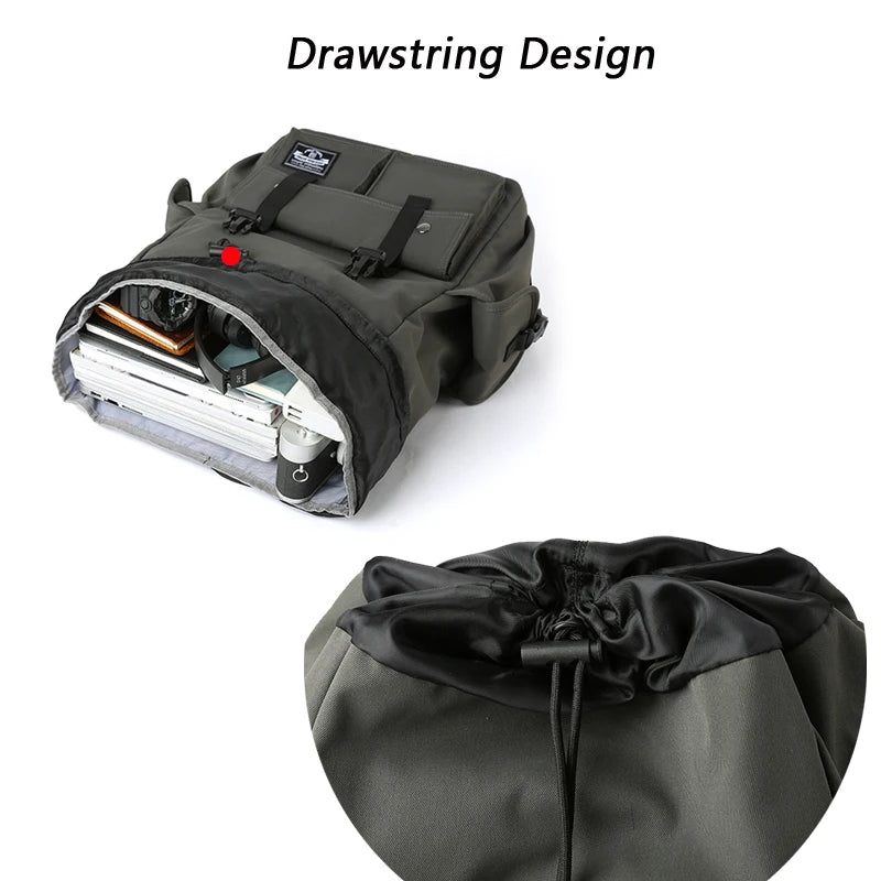 Fashion Drawstring Backpack for Men Oxford Waterproof